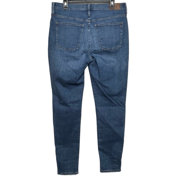 New MADEWELL 9" High Rise Skinny Jeans In Wilcrest Wash Size 32 - Picture 7 of 16